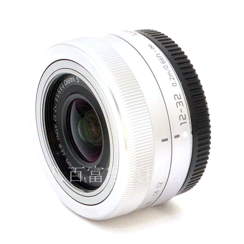 【中古】 パナソニック LUMIX G VARIO 12-32mm F3.5-5.6 ASPH. MEGA O.I.S. シルバー マイクロフォーサーズ用 Panasonic 中古交レンズ 48778