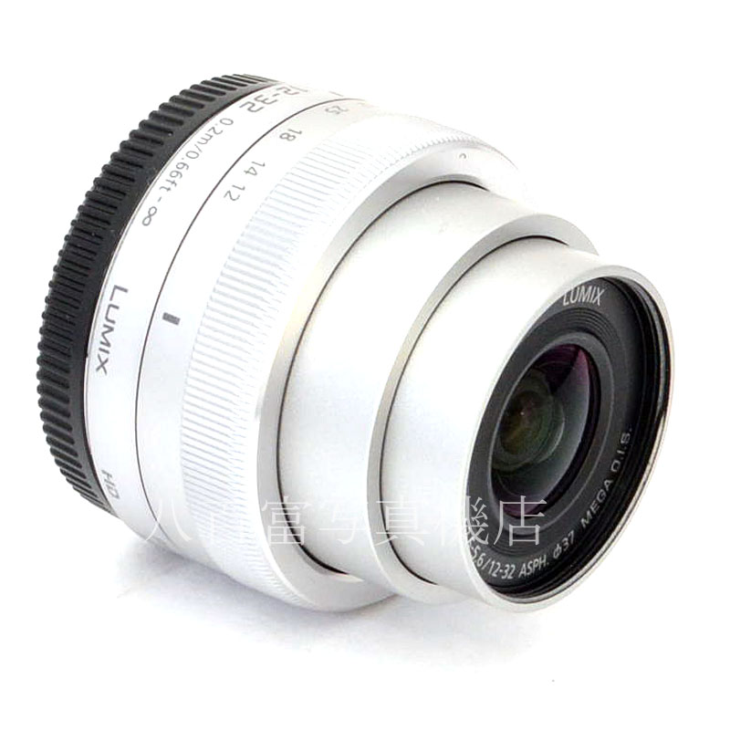 【中古】 パナソニック LUMIX G VARIO 12-32mm F3.5-5.6 ASPH. MEGA O.I.S. シルバー マイクロフォーサーズ用 Panasonic 中古交レンズ 48778