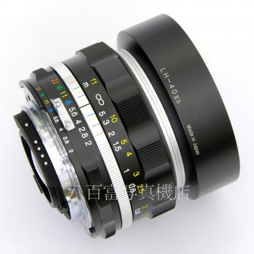 【中古】 フォクトレンダー ULTRON 40mm F2 SLII S シルバーリム ニコンAi-S用 Voigtlander ウルトロン 中古レンズ 33402