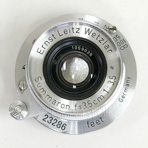 【中古】 ライカ SUMMARON 3.5cm F3.5 Lマウント Leica ズマロン 中古レンズ 23286