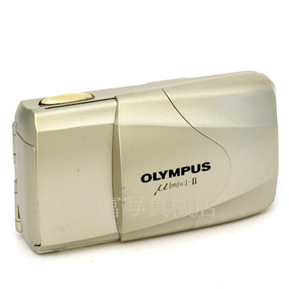 【中古】 オリンパス μ-II シャンパンゴールド OLYMPUS　ミュー II　中古フイルムカメラ 44774