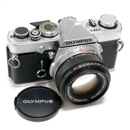 中古 オリンパス OM-1 シルバー 50mm F1.8 セット OLYMPUS 【中古カメラ】