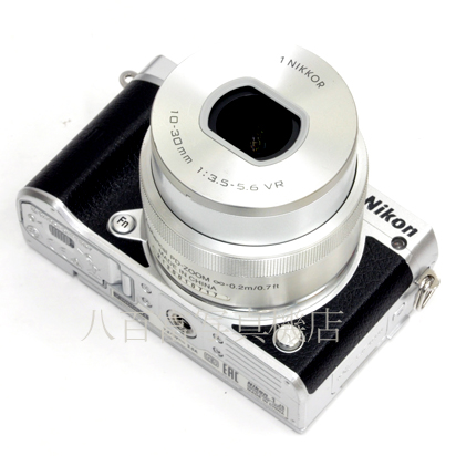 【中古】 ニコン Nikon 1 J5 VR 10-30mm F3.5-5.6 PD-ZOOMセット シルバー 中古デジタルカメラ 48759