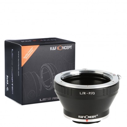 K&F Concept レンズマウントアダプター KF-LRQ-T (ライカRマウントレンズ → ペンタックスQマウント変換)三脚座付き