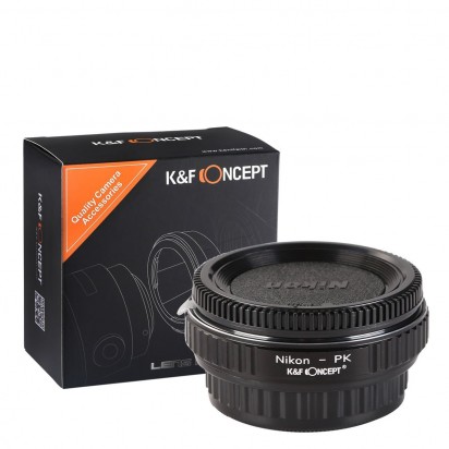K&F Concept レンズマウントアダプター KF-NFK (ニコンFマウントレンズ → ペンタックスKマウント変換)