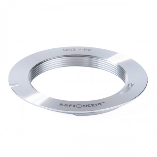 K&F Concept レンズマウントアダプター KF-42K (M42マウントレンズ → ペンタックスKマウント変換)近接撮影専用