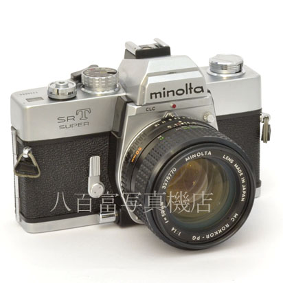 【中古】 ミノルタ SRT SUPER シルバー 50mm F1.4 セット minolta 中古フイルムカメラ  43850