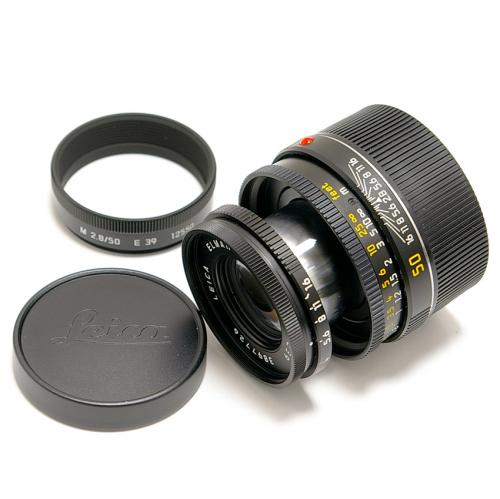 中古 ライカ ELMAR-M 50mm F2.8 ブラック Mマウント Leica