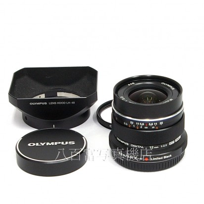 【中古】 オリンパスM.ZUIKO DIGITAL ED 12mm F2.0 Limited Black ズイコーデジタル 中古レンズ 28469