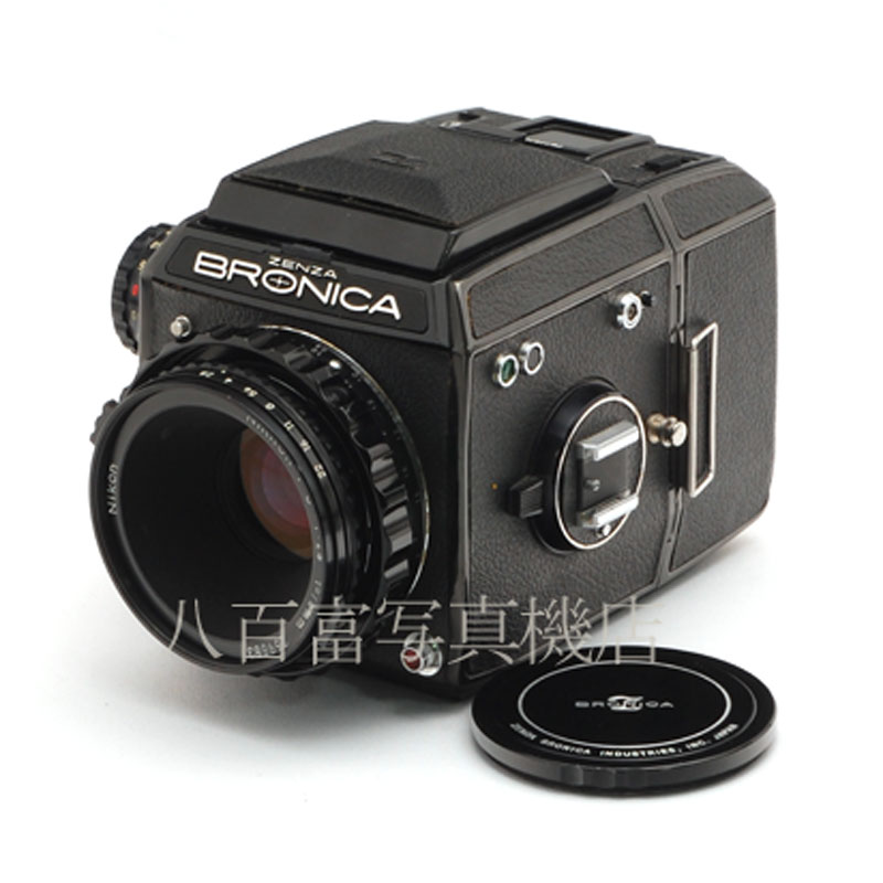 【中古】 ゼンザ ブロニカ EC ブラック (C) 75mm F2.8 セット ZENZA BRONICA 中古フイルムカメラ 57147