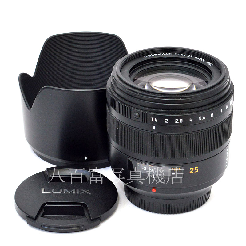 【中古】 パナソニック　ライカ D SUMMILUX 25mm F1.4 ASPH. フォーサーズ用 LEICA Panasonic ズミルックス  中古交換レンズ 26309