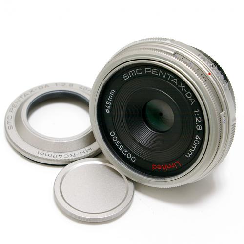 中古 SMC ペンタックス DA 40mm F2.8 Limited Silver PENTAX 【中古レンズ】