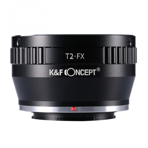 K&F Concept レンズマウントアダプター KF-T2X (Tマウントレンズ → 富士フィルムXマウント変換)