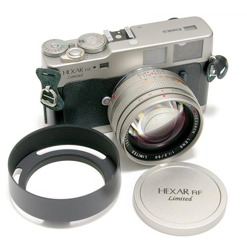 ヘキサーRF limited 50mm F1.2 HX-18 動作確認済 中古 コニカ HEXAR RF Limited 50mm F1.2 セット Konica｜カメラ