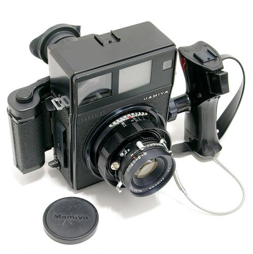 中古 マミヤ プレス スーパー23 ブラック 100mm F3.5 セット Mamiya