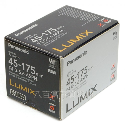 【中古】 パナソニック LUMIX G X VARIO PZ 45-175mm F4-5.6 ブラック マイクロフォーサーズ用 Panasonic 中古レンズ 28520