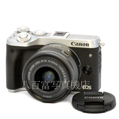 【中古】 キヤノン EOS M6  シルバー 15-45mm セット Canon 中古デジタルカメラ 43615