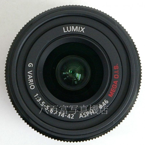 【中古】 パナソニック LUMIX G VARIO 14-42mm/F3.5-5.6 II ASPH./MEGA O.I.S. ブラック Panasonic 中古レンズ 23471