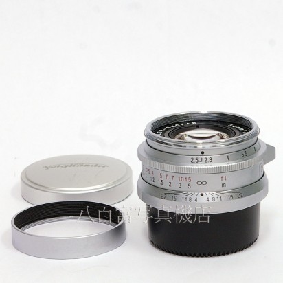 【中古】 フォクトレンダー COLOR-SKOPAR 50mm F2.5 シルバー ライカLマウント カラースコパー 中古レンズ  28488｜カメラのことなら八百富写真機店