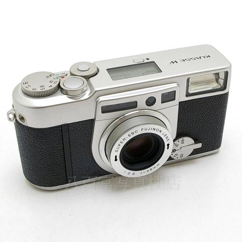 中古 フジ クラッセ KLASSE W シルバー FUJIFILM 【中古カメラ】 12221