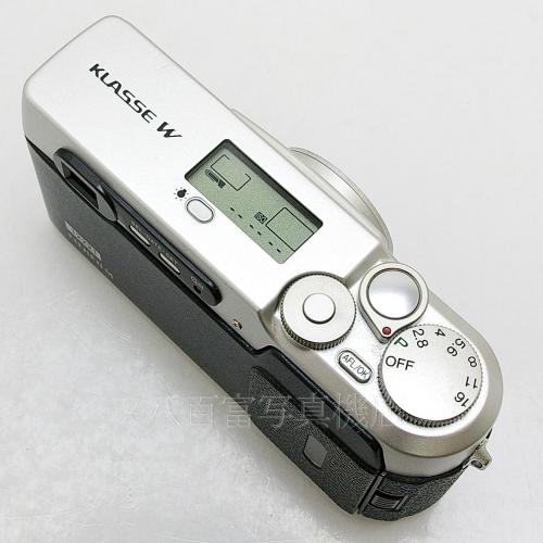 中古 フジ クラッセ KLASSE W シルバー FUJIFILM 【中古カメラ】 12221