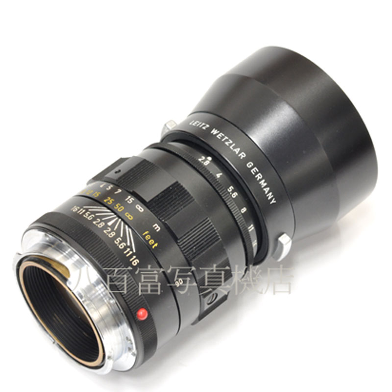 【中古】 ライカ ライツ テレ エルマリート 90mm F2.8 ライカMマウントブラック Leica Leitz TELE ELMARIT  中古交換レンズ 46544｜カメラのことなら八百富写真機店
