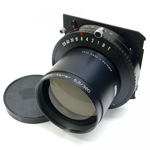 中古 シュナイダー Tele Xenar 360mm F5.5 リンホフ規格ボード付 【中古レンズ】 K2262