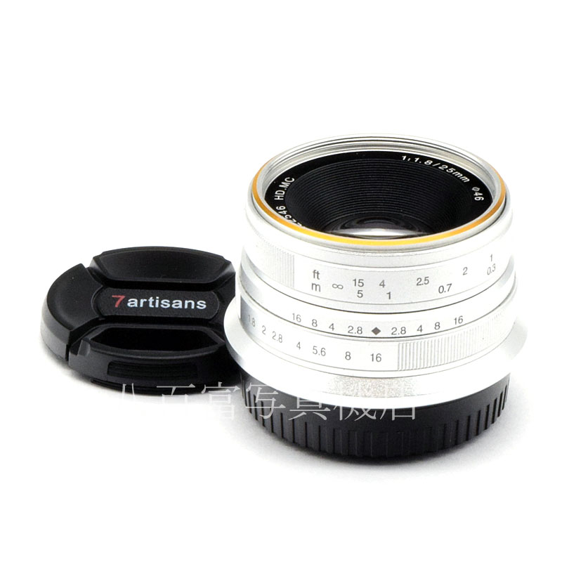 【中古】 七工匠 HD MC 25mm F1.8 フジフイルムX用 7Artisans 中古交換レンズ 53125