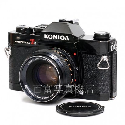 【中古】 コニカ AUTOREFLEX New T3 ブラック 50mm F1.7 レンズセット KONICA  中古カメラ 39160