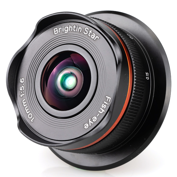 Brightin Star 10mm F5.6 Fish-eye / ブラック / FUJI X / 魚眼レンズ / APS-Cサイズ専用 / フジフイルムXマウント / ブライティンスター