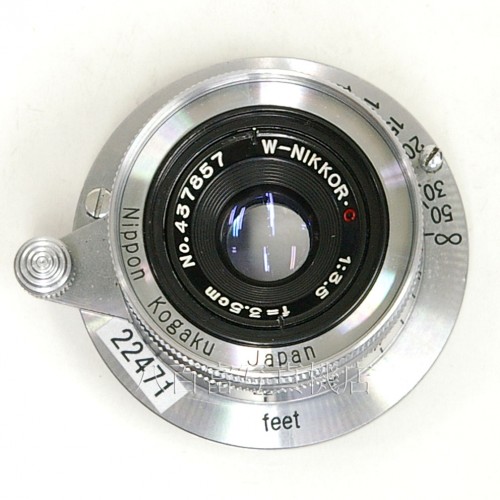 【中古】 ニコン W-Nikkor・C 3.5cm F2.5 ライカLマウント Nikon / ニッコール 中古レンズ 22471
