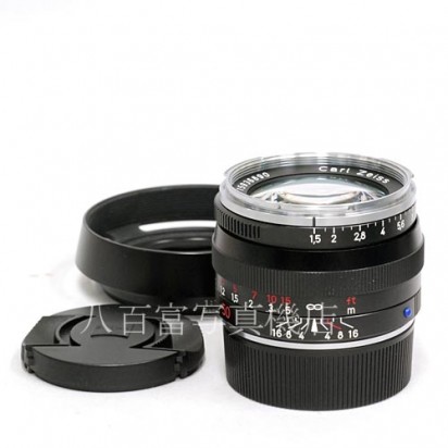 【中古】   ツァイス C ゾナー T* 50mm F1.5 ZM ブラック ライカMマウントCARL ZEISS SONNAR 中古レンズ 39756