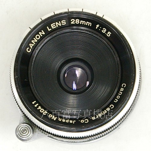 【中古】 キヤノン CANON LENS 28mm F3.5 ライカLマウント Canon キヤノン レンズ 中古レンズ 19522