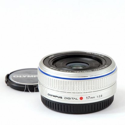 【中古】 オリンパス M.ZUIKO DIGITAL 17mm F2.8 シルバー マイクロフォーサーズ OLYMPUS　Mズイコー 中古レンズ 38929