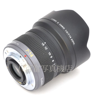 【中古】 パナソニック LUMIX G VARIO 7-14mm F4 ASPH. H-F007014 Panasonic 中古交換レンズ 45011