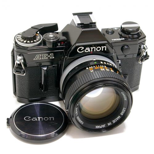 中古 キャノン AE-1 ブラック 50mm F1.4 セット Canon 【中古カメラ】 R9745