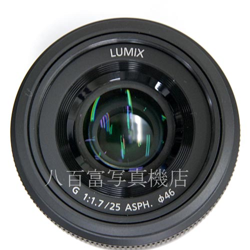 【中古】 パナソニックLUMIX G 25mm F1.7 ASPH. ブラック マイクロフォーサーズ用 Panasonic  中古レンズ 33926