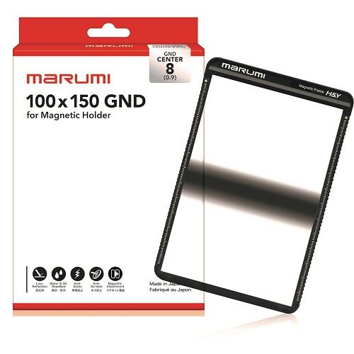 マルミ  Magnetic Filter 100x150 センターグラデーション ND8 [NDフィルター] MARUMI