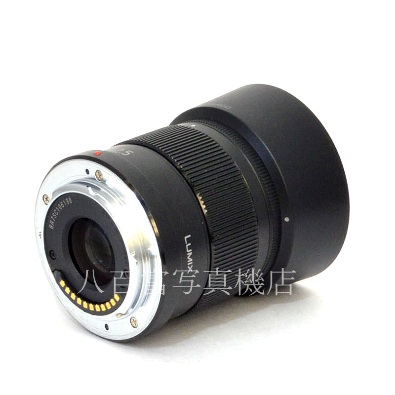 【中古】 パナソニック LUMIX G 42.5mm/F1.7 ASPH./POWER O.I.S. ブラック Panasonic ルミックス H-HS043-K 中古交換レンズ 48413