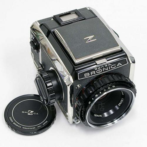 中古カメラ ブロニカ S2 シルバー後期 Nikkor 75mm F2.8 セット BRONICA 18022