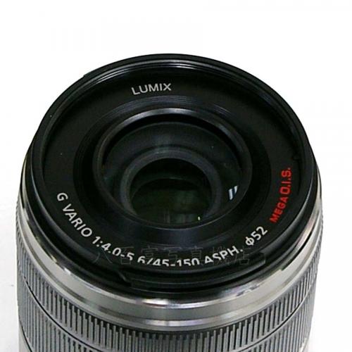 中古レンズ パナソニック LUMIX G VARIO 45-150mm / F4.0-5.6 ASPH. / MEGA O.I.S.シルバー マイクロフォーサーズ用 Panasonic 18069