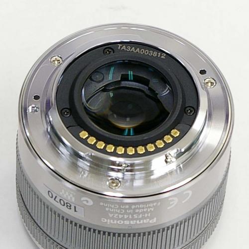 中古レンズ パナソニック LUMIX G VARIO 14-42mm/F3.5-5.6 II ASPH./MEGA O.I.S. シルバー [マイクロフォーサーズ用] Panasonic 18070