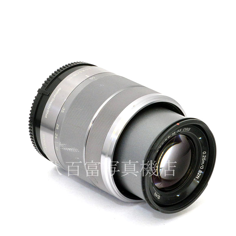 【中古】 ソニー E 18-55mm F3.5-5.6 OSS シルバー 　NEX・Eマウント SONY 中古交換レンズ　48197