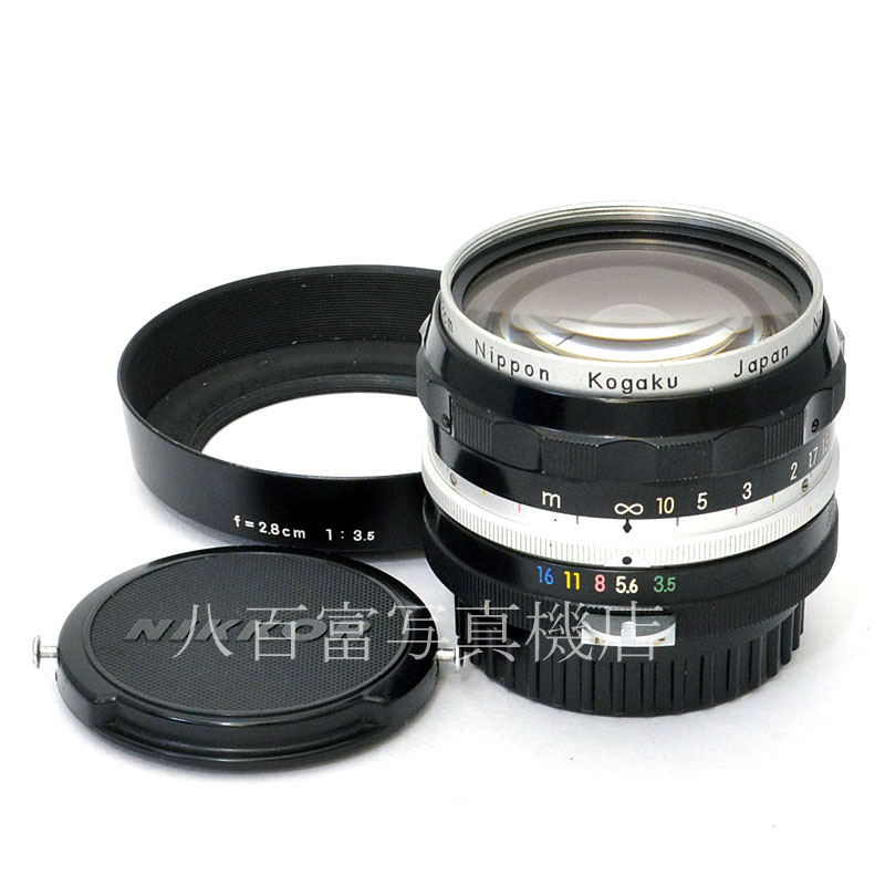 【中古】 ニコン Auto Nikkor 2.8cm F3.5 Nikon / オートニッコール 中古交換レンズ 47052
