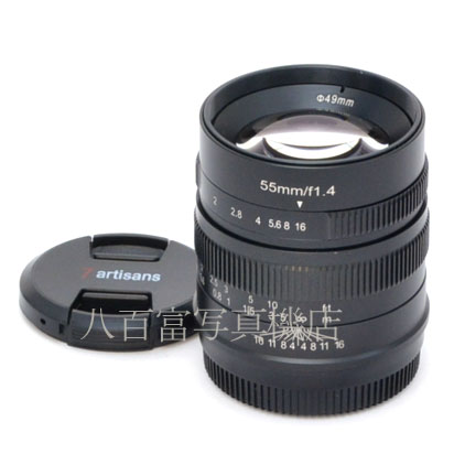 【中古】 七工匠 55mm F1.4 フジフイルムX用 7Artisans 中古交換レンズ 44832