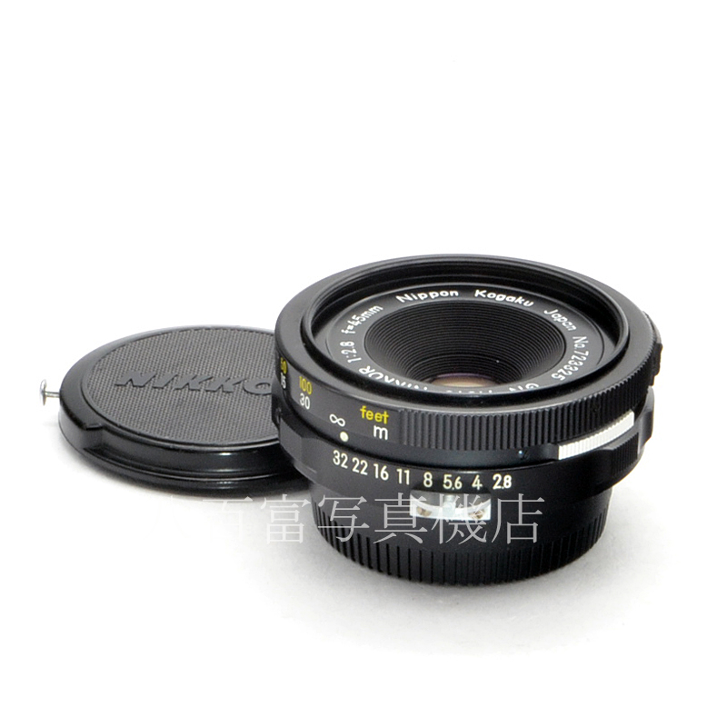 【中古】 GN Auto Nikkor 45mm F2.8 初期型 9枚絞り Nikon オートニッコール 中古交換レンズ 57380