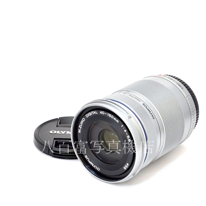 【中古】 オリンパス M.ZUIKO DIGITAL ED 40-150mm F4-5.6 R マイクロフォーサーズ用 シルバー OLYMPUS M.ズイコー 中古交換レンズ 44874