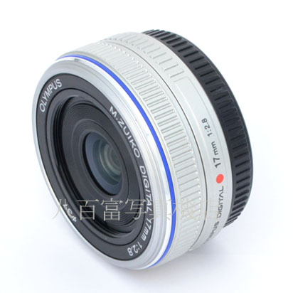 【中古】 オリンパス M.ZUIKO DIGITAL 17mm F2.8 シルバー マイクロフォーサーズ OLYMPUS　Mズイコー 中古交換レンズ 45085