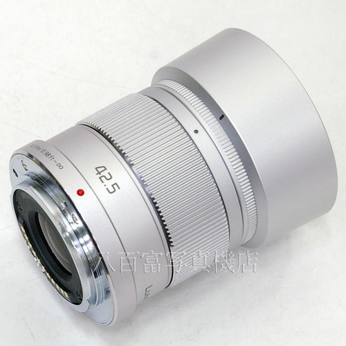 【中古】 パナソニック LUMIX G 42.5mm/F1.7 ASPH./POWER O.I.S. シルバー Panasonic ルミックス H-HS043-S 中古レンズ 23797