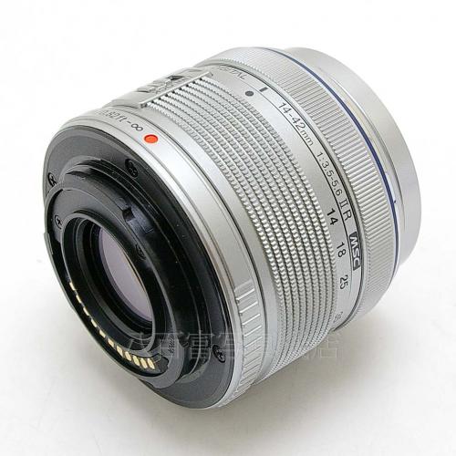 中古 オリンパス M.ZUIKO DIGITAL 14-42mm F3.5-5.6 II R MSC シルバー OLYMPUS 【中古レンズ】 12309